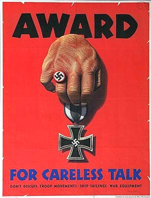 Award for careless talk